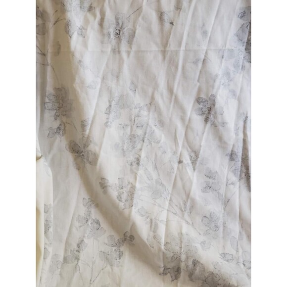 Ralph Lauren Shower Curtain Blue White Floral Cotton Fabric 70 x 72 - Picture 4 of 5